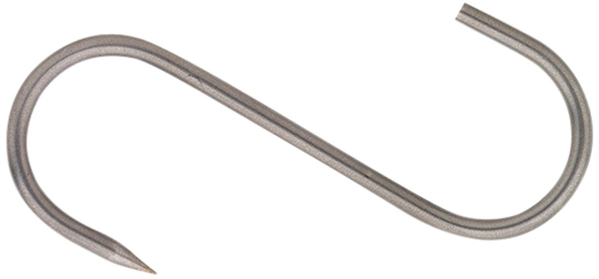 Merkloos RVS Vleeshaak Dubbelspits - 10 cm - Professioneel Keukengerei