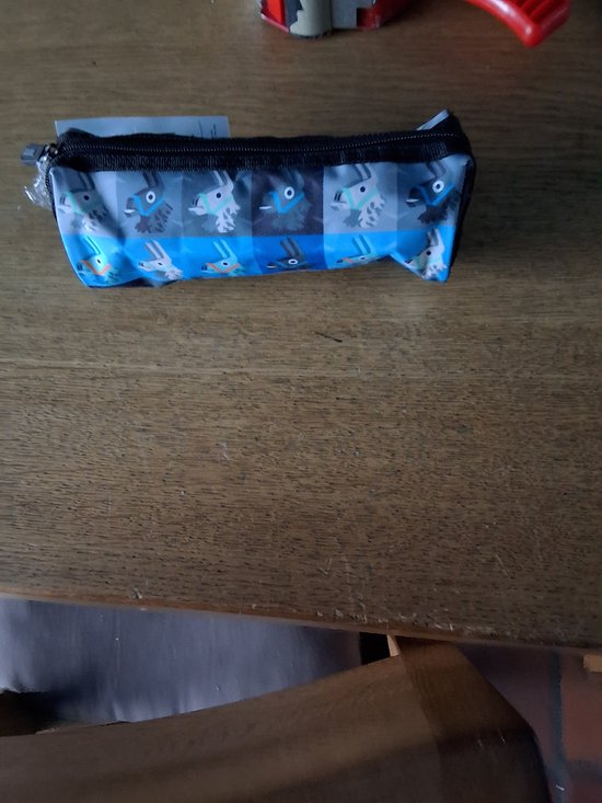 Fortnite pennezak roller 21x8cm blauw met zwart