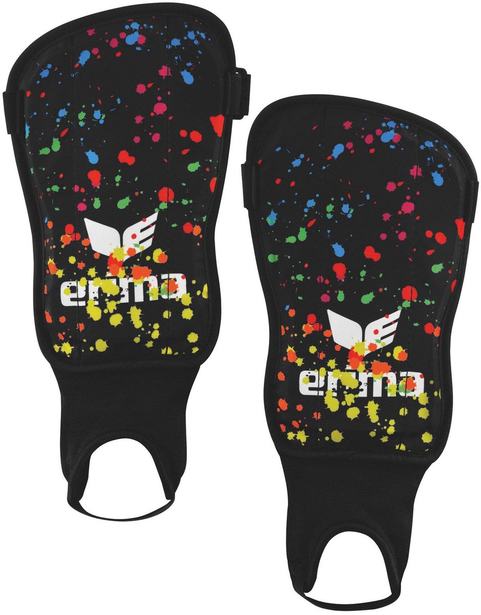 Erima Flex Guard Ergono Scheenbeschermer - Zwart | Maat: XS