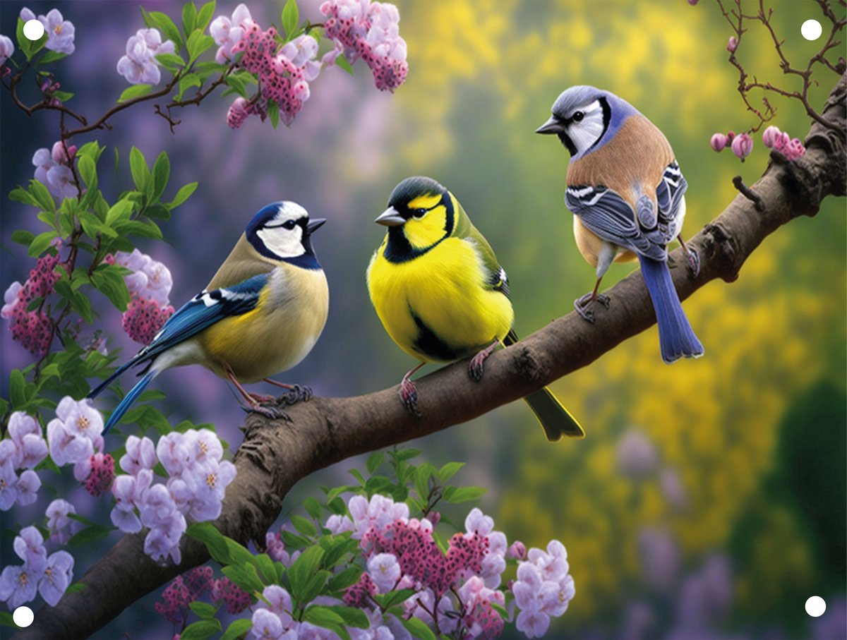Tuinposter Birds