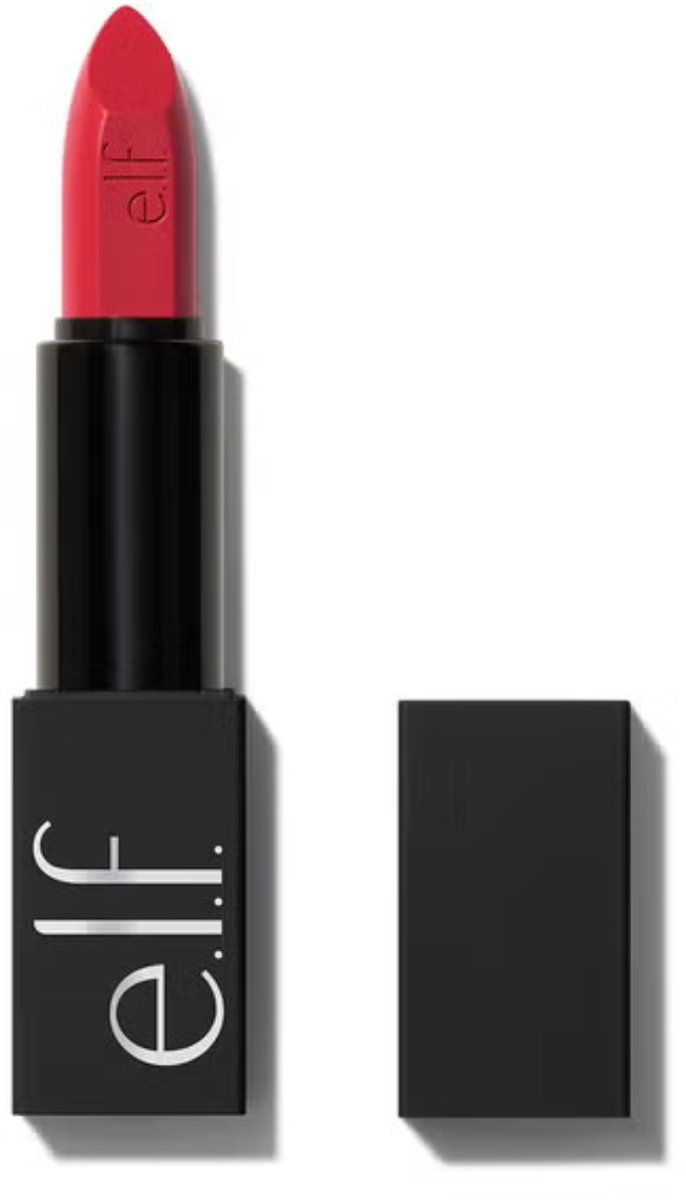 e.l.f. O Face Satin Lipstick - Loud AF (Bright Fuchsia) - Hoge Pigmentatie - 3,8 g