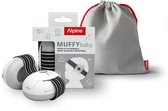 Alpine Muffy Baby Gehoorbescherming (12-36 Maanden) - Gecertificeerde Koptelefoon Baby - Verstelbare Oorbeschermers voor Baby en Peuter - 23 dB Demping - Zwart