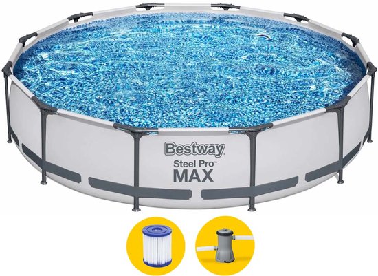 Bestway Steel Pro MAX Zwembad – Ø 366 x 76cm