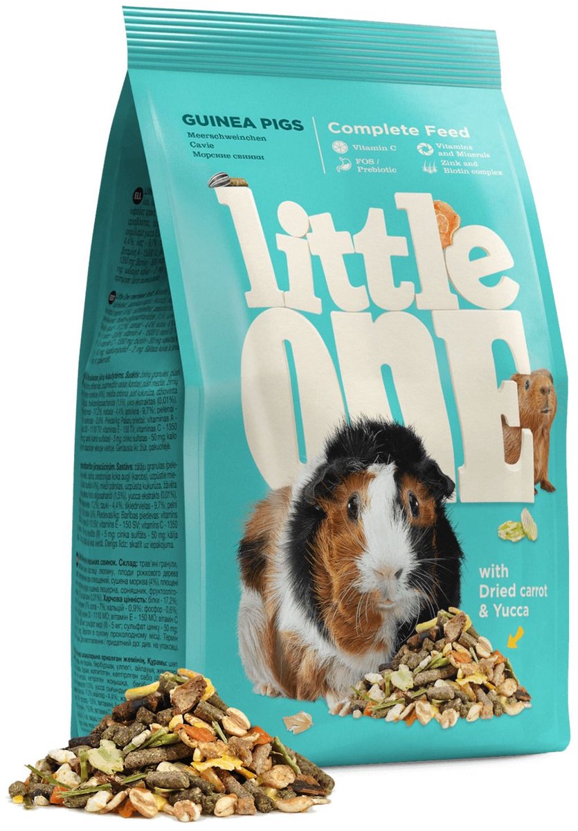Little One Voer Voor Cavia - Caviavoer - 900 g