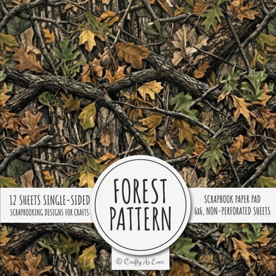 Forest Pattern Scrapbook Paper Pad - cover
