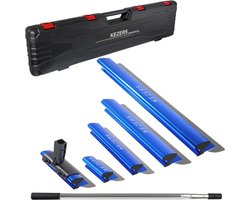 Rolu Stukadoor – Stukadoors Gereedschap – Spackmes Set – Aluminium – Grote Oppervlaktes – Beton – Pleister – Stucwerk