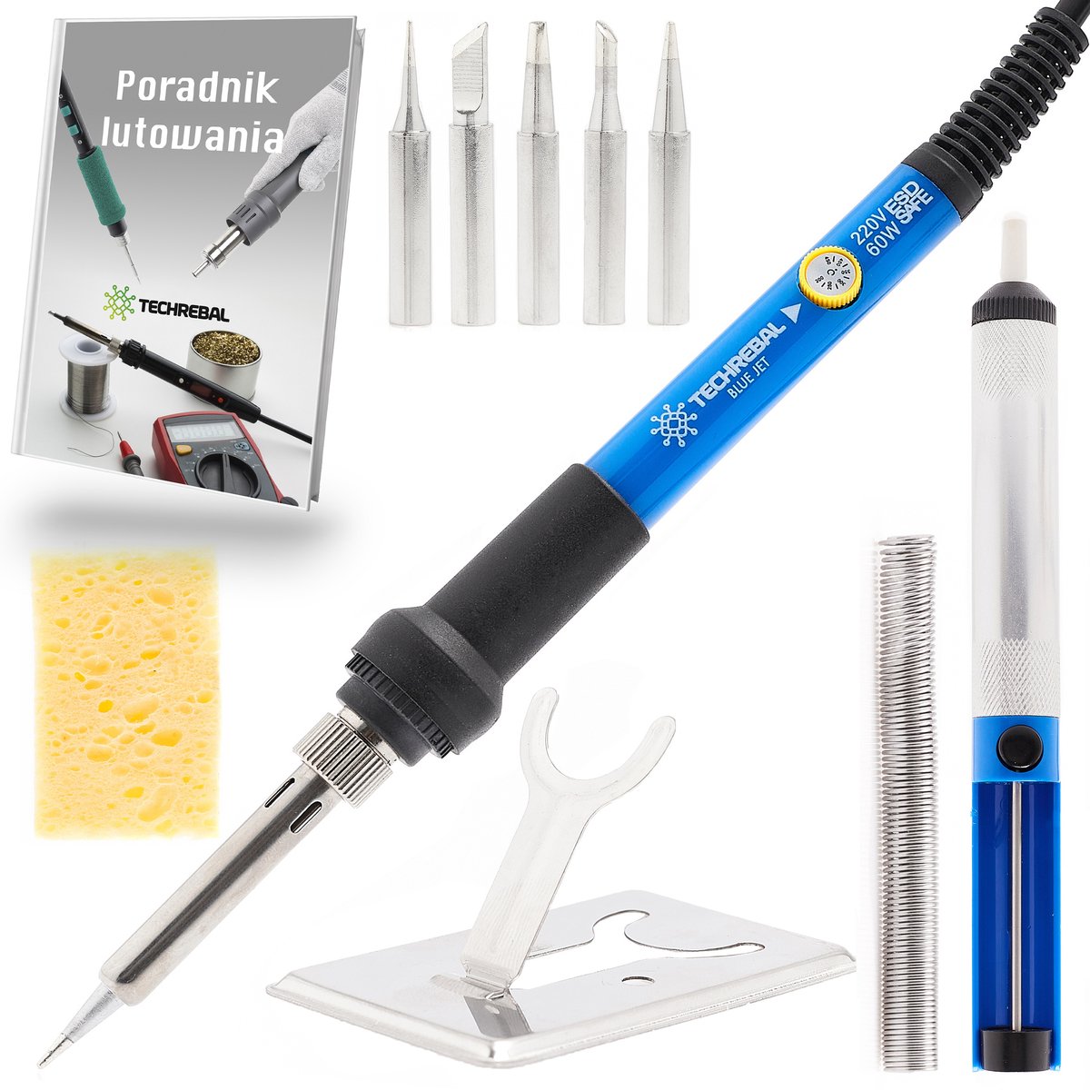 Techrebal Blue Jet - Precieze Soldeerbout - 60W - Ergonomische Ontwerp
