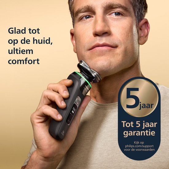Philips Shaver i9000 Prestige Elektrisch Scheerapparaat Voor Mannen - Met Quick Clean Pod & Baardstyler- Zwart - XP9200/33