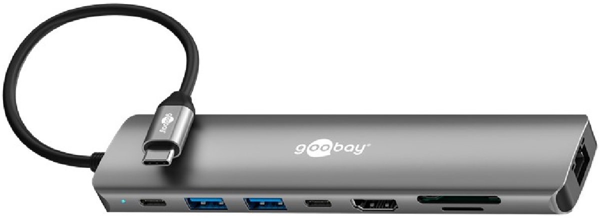 USB Hub met HDMI en RJ45, 5 Gbit/s - 8 Poorten