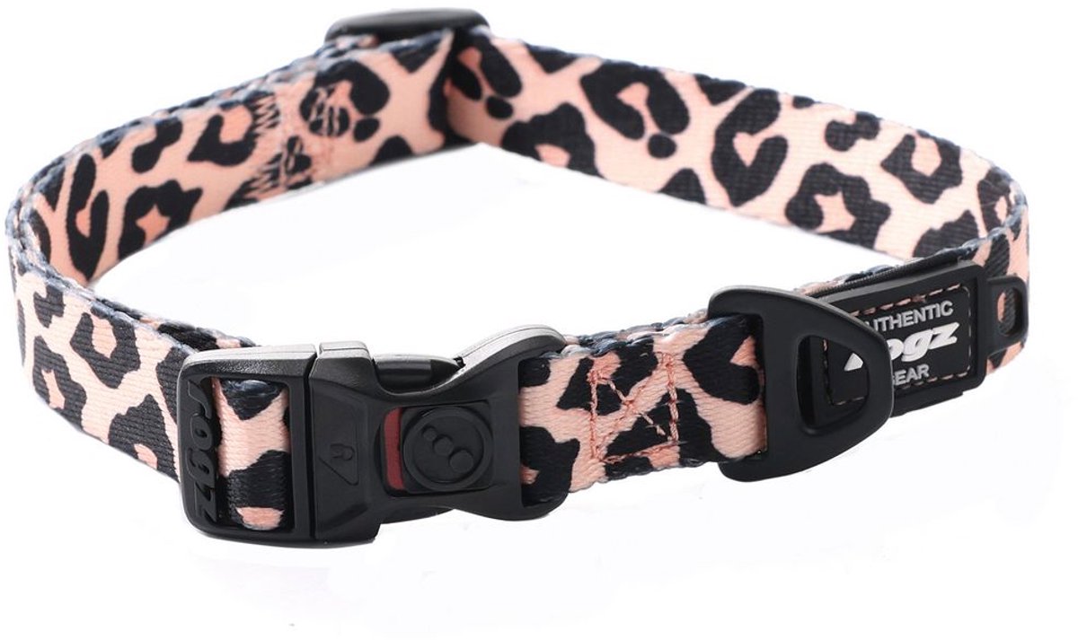 Rogz Fusion Halsband Leopard Pink - Hondenhalsband - Xl
