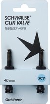 Schwalbe Clik Valve Tubeless Ventiel 40mm - Set van 2