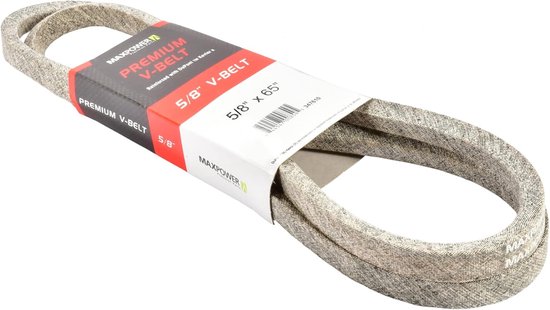 Aandrijfriem - V-snaar - Grasmaaier - Versterkt met Kevlar - 5/8 x 65 inch - Beige — afbeelding 3