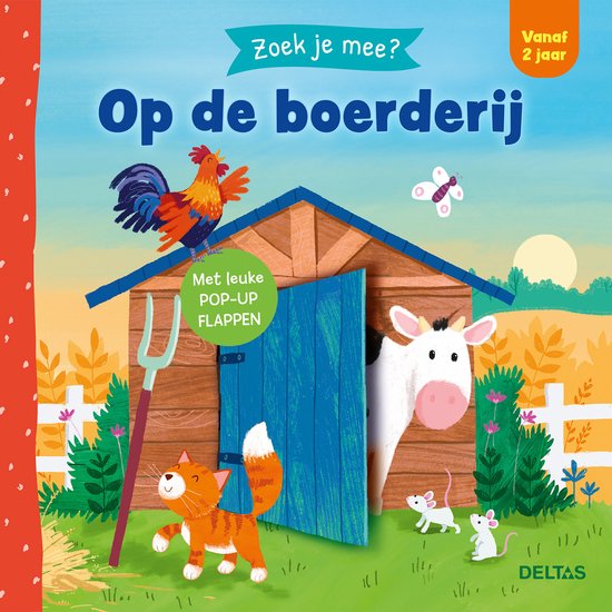Deltas Boekje Zoek Je Mee? Op De Boerderij - cover