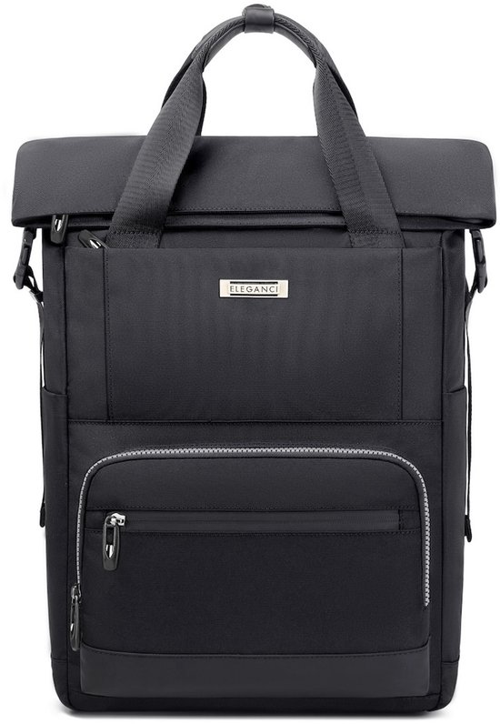 RAVUO Aktetas voor heren, 15,6-17 inch laptoptas, schoudertas, waterdicht, canvas, grote werktas, messenger bag, laptopschoudertas, tas, Zwart 15,6 RAVUO Aktetas voor heren, 15,6-17 inch laptoptas, schoudertas, waterdicht, canvas, grote werktas, messenger bag, laptopschoudertas, tas, Zwart 15,6