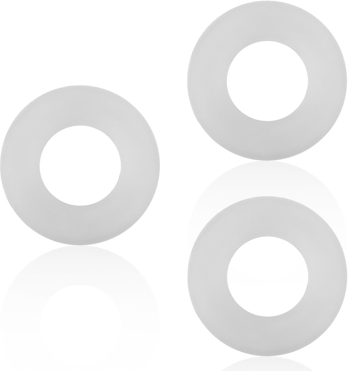 Allecto - Set Toilet Flush Valve Sealing Ringen, Compatibel met Geberit 816.418.00.1, Rubber Afsluitringen voor Toiletreiniging en Vervanging