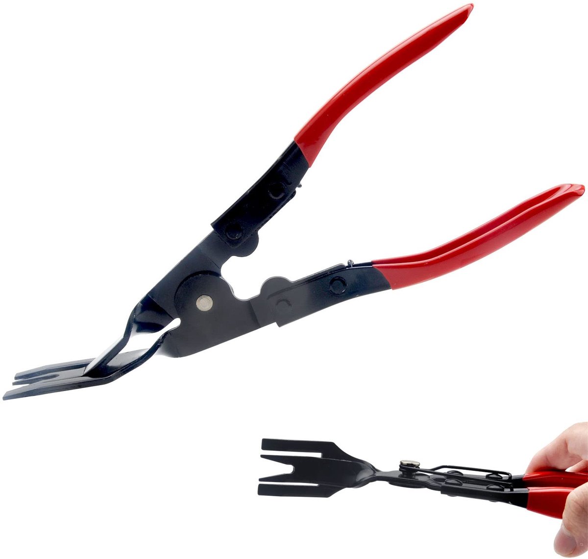 Professionele plastic rivet en trim clip verwijderingspincet | Duurzaam manganese staal | Ergonomisch ontwerp
