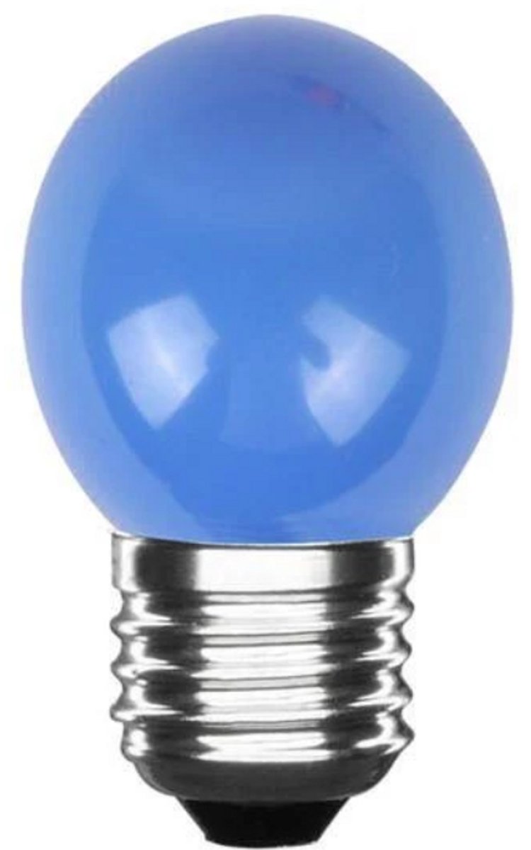 LED Kogellamp E27 Blauw - 300 lumen - 3W - IP20 - G45 - 230V