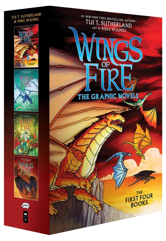 Wings of Fire- Wings of Fire Graphix Paperback Box Set (Book ... - cover