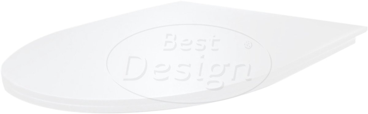 Best design toiletzitting , soft close, Morrano 53, mat wit, quick release systeem met deksel met luxe uitstraling, 53cm standaard zitting