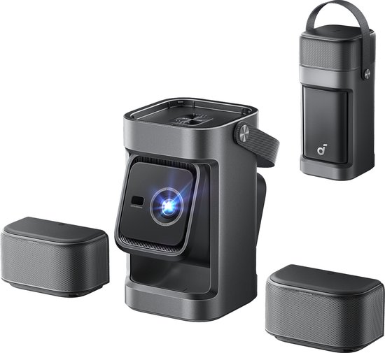 Nebula P1 Mobiele Beamer 1080p Full HD 650 ANSI Lumen 2.0 Surround Sound Dolby Audio 20W 20u Batterij