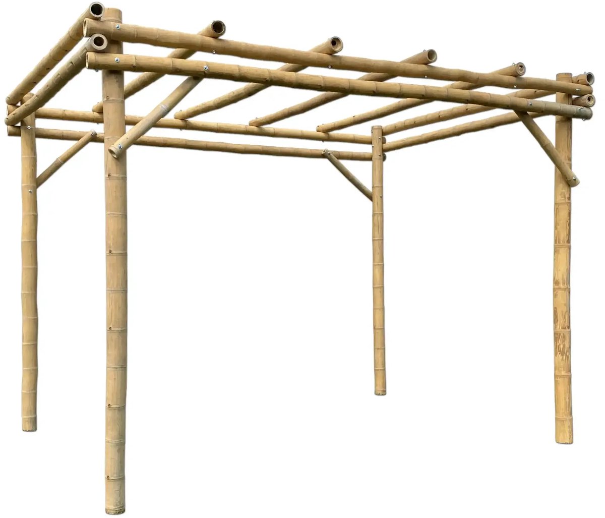 Masters of Bamboo® Bamboe Pergola Bogota - 3 x 4 m - Bamboe overkapping