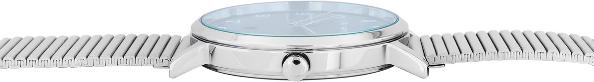 JUST WATCH Herenhorloge Edelstahl uit Edelstahl met datumaanduiding, inkortbaar