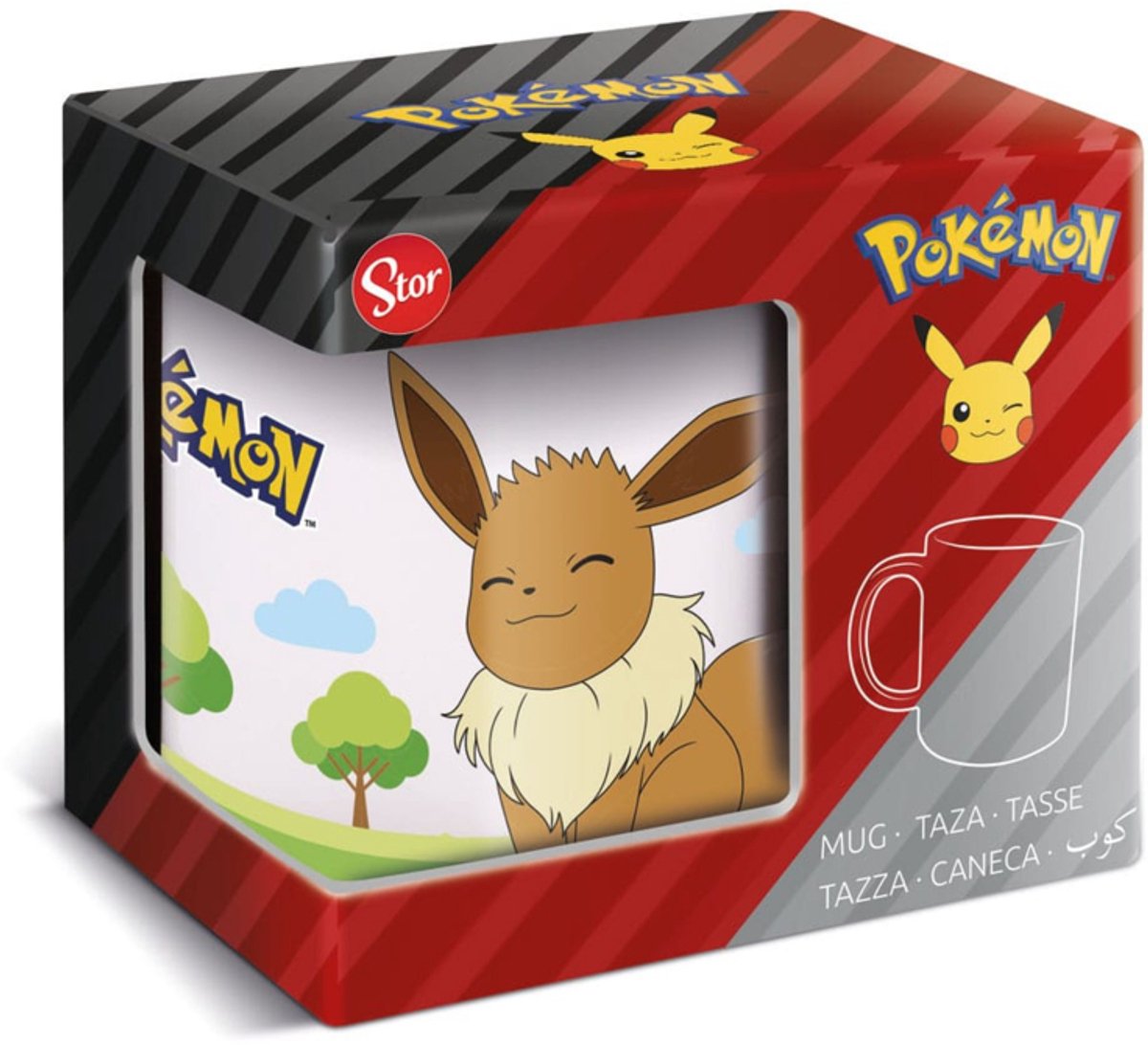 Stor Pokémon Mok / Beker Eevee 325 ml Cups & Mok / Bekers