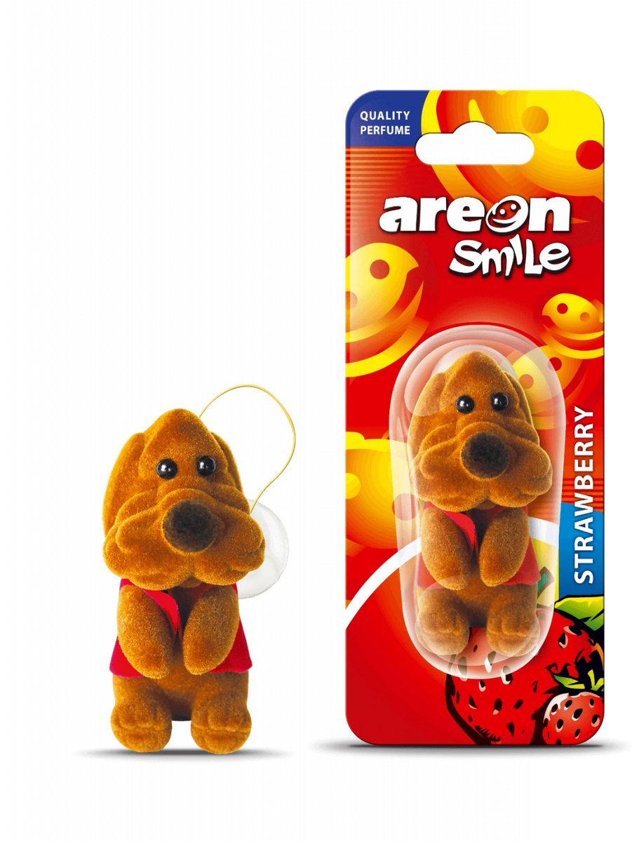 areon Smile Toy aardbei - aardbei autoparfum - Smile Toy autoparfum - aardbei - Smile Toy - autoparfum - auto parfum