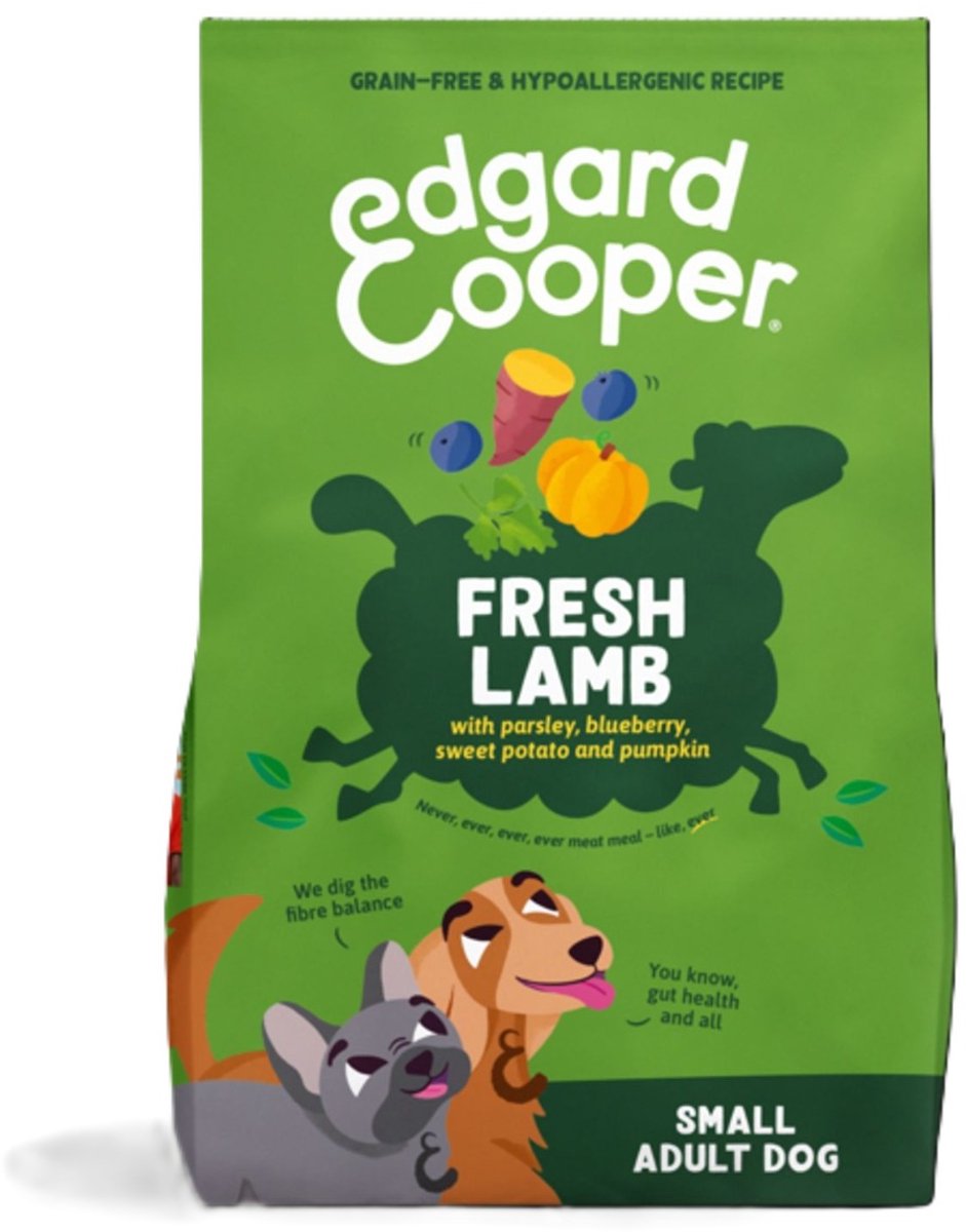 Edgard&Cooper Small Adult Dog Lam - Hondenvoer - 3 kg