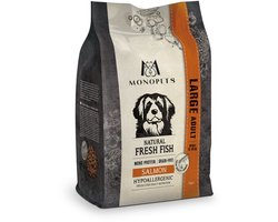 Monopets Natural Fresh Fish Large Adult - Hondenbrokken - Zalm 12.5 kg