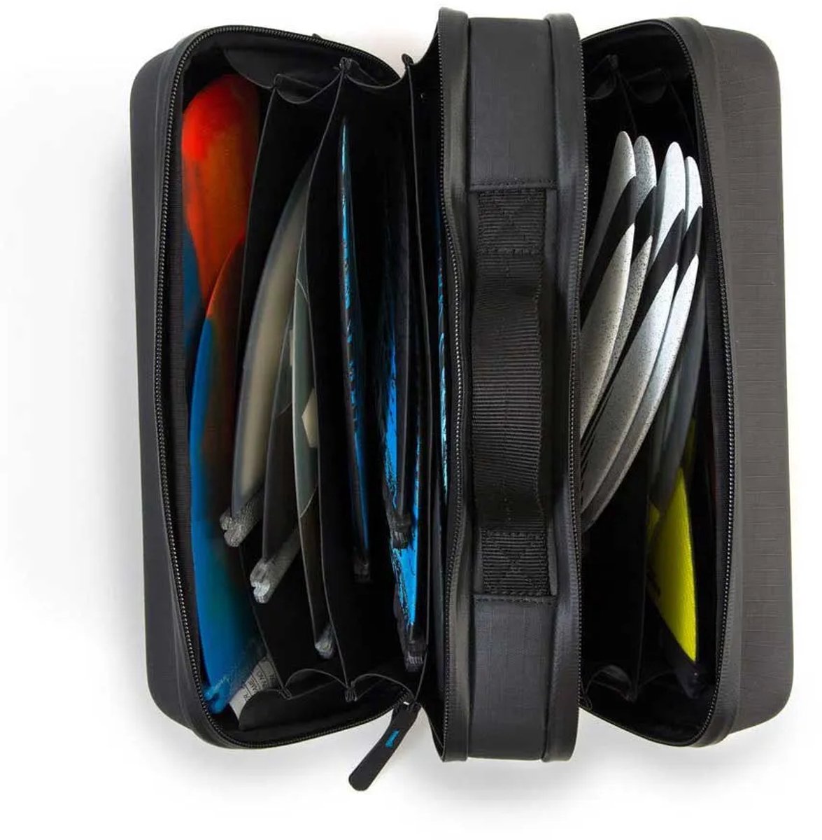 Fcs Fin Case 8 Sets Surf Vin Zwart
