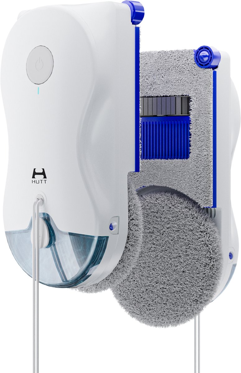 Hutt 10 Raamrobot–Ruitenreiniger - Dubbele sproeiers met ultrasone verneveling – Intelligente routeplanning – Anti-slip systeem – 5 reinigingsmodi – Compact ontwerp – Voor ramen – Spiegels – Glazen deuren