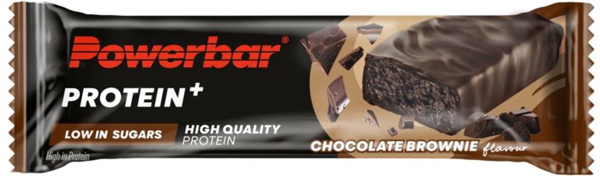 PowerBar Proteïne Plus Low Sugar Bar Chocolate Brownie - 16 x 35 gr