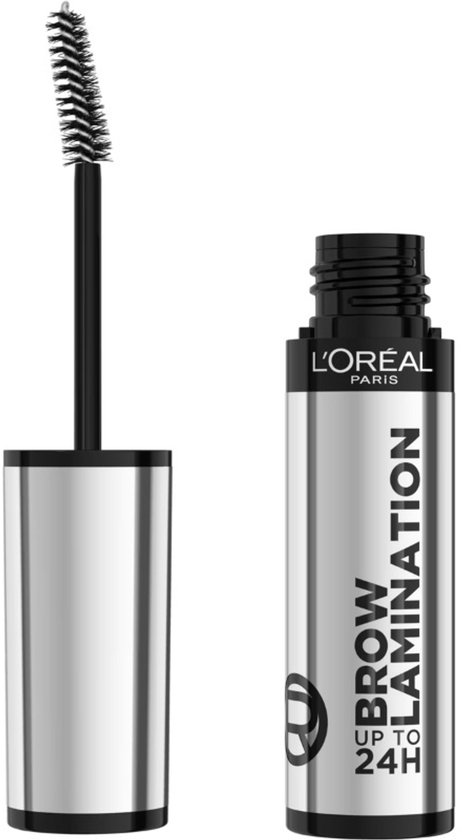 L'Oréal Paris Brow Lamination stylingsgel - transparante wenkbrauwgel - tot wel 24 uur een gelamineerde wenkbrauwlook - sterke fixatie - 6ml
