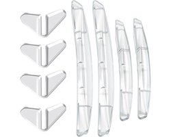 Deurrandbeschermers voor auto - 8 stuks - transparant - eenvoudig te installeren - bescherming tegen krassen - geschikt voor auto's, SUV's en vrachtwagens