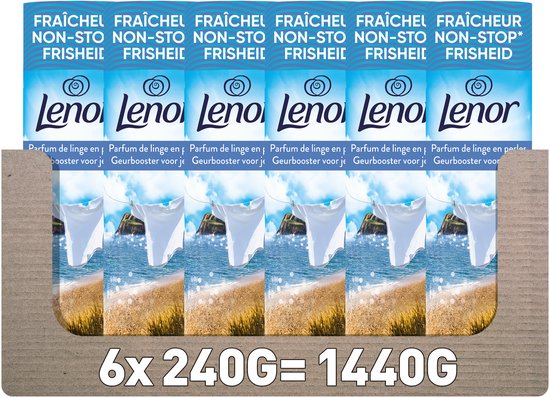 Lenor Geurbooster Zomerbriesje aan Zee - 6 x 240 gram - Wasparfum