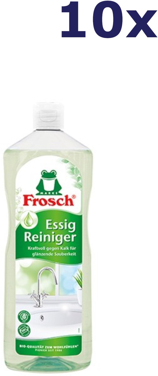 10 x Frosch Azijnreiniger 1 liter
