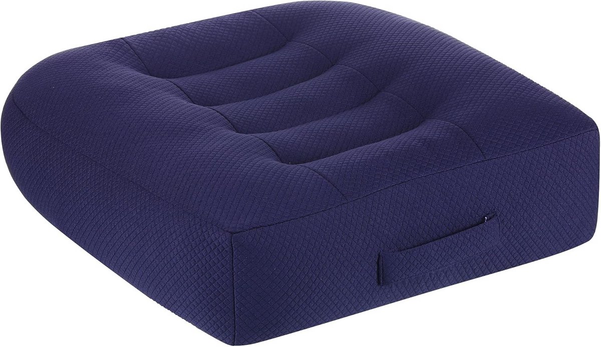 Comfortabel Zitkussen 50x50x15CM voor Stoelverhoging Bureaustoel Eettafel en Auto