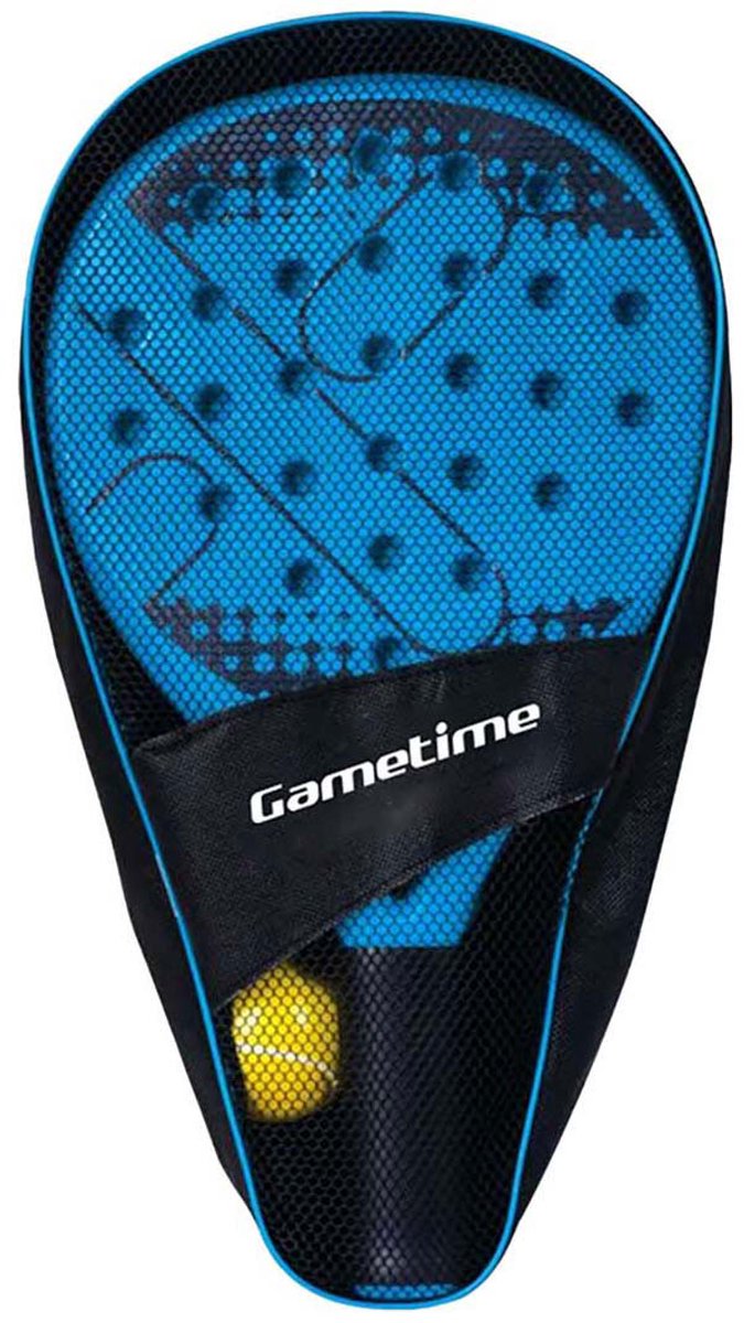 Padel set 2 rackets met bal en opbergtas - Gametime sport speelgoed.