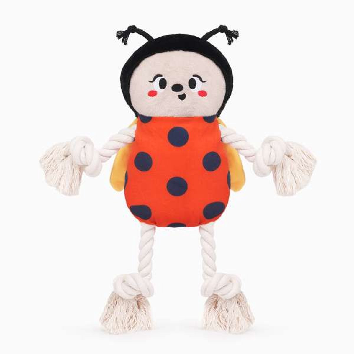 Hugsmart - Hondenspeelgoed - Valentijn - Lieveheersbeestje - Ladybug