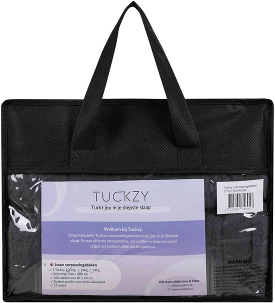 Tuckzy Classic verzwaringsdeken 8 kg