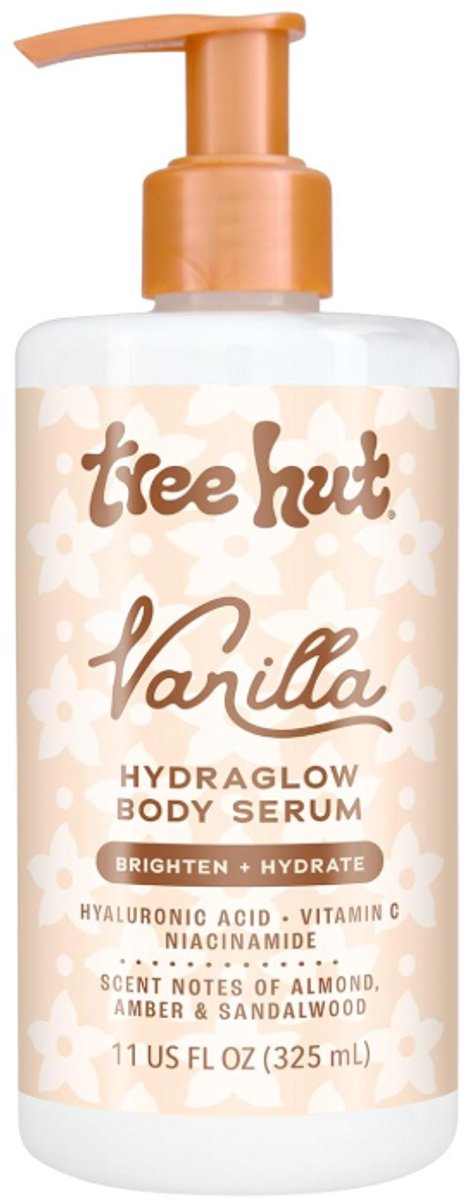 Tree Hut Hydraglow Body Serum – Vanilla – Intens Hydraterend & Verhelderend – Met Hyaluronzuur, Vitamine C & Niacinamide – 325ML