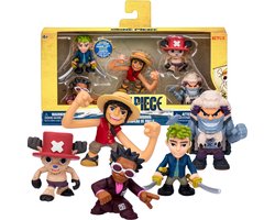 One Piece - Mini Actiefiguren 5-pack: Luffy, Zoro, Chopper, Mr. 5 en Wapol