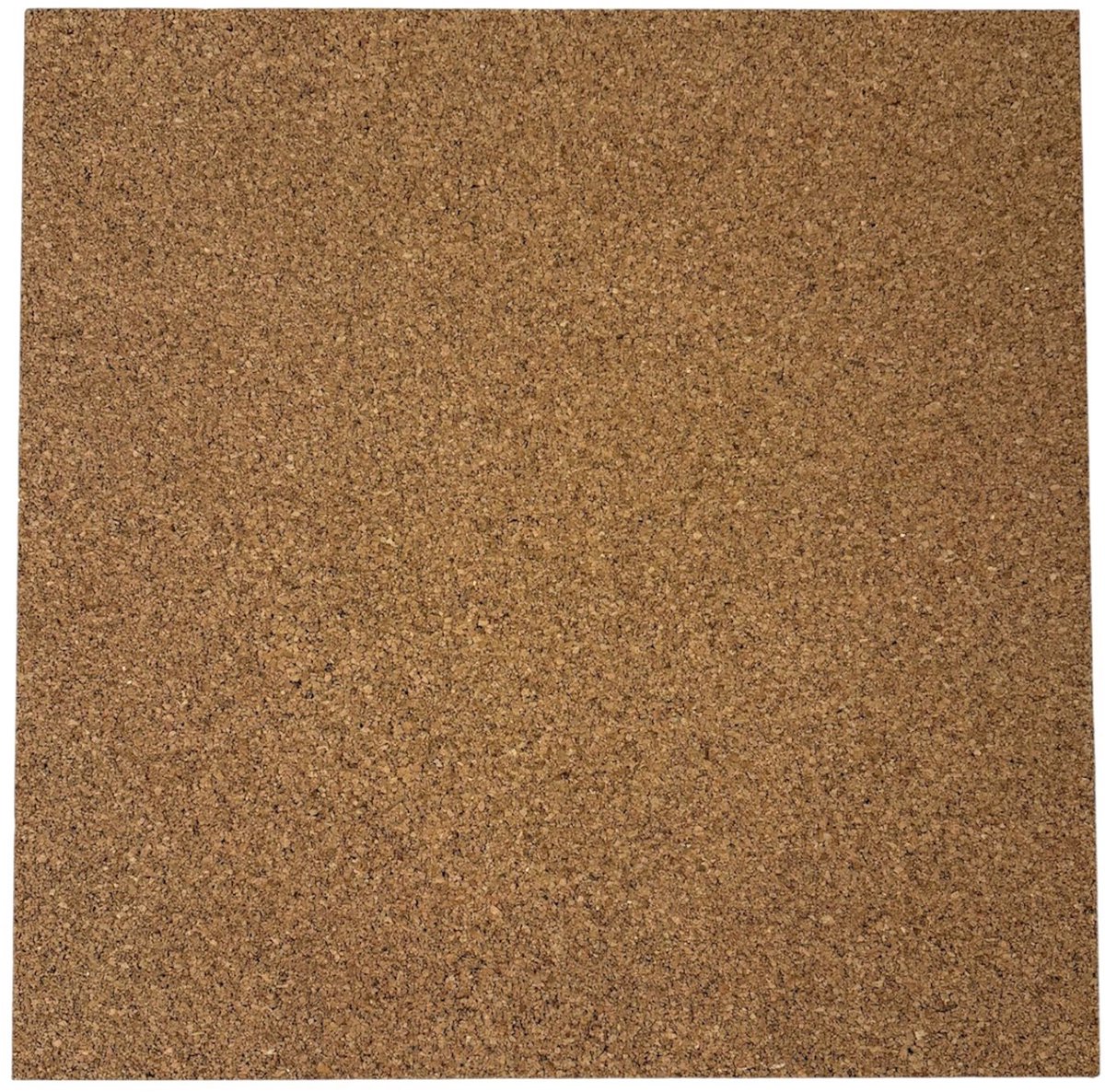 Kurk & Co prikbord | 50 x 50 | Kwaliteitskurk op MDF | Inclusief ophangsysteem | 4 stuks |