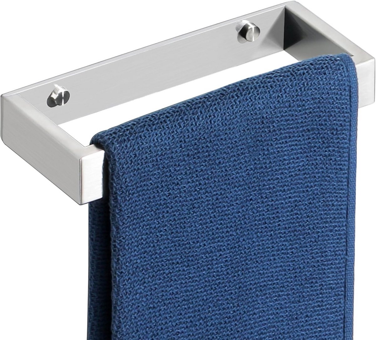 Handdoekhouder zonder boren 20 cm RVS Zelfklevend voor Badkamer en Keuken
