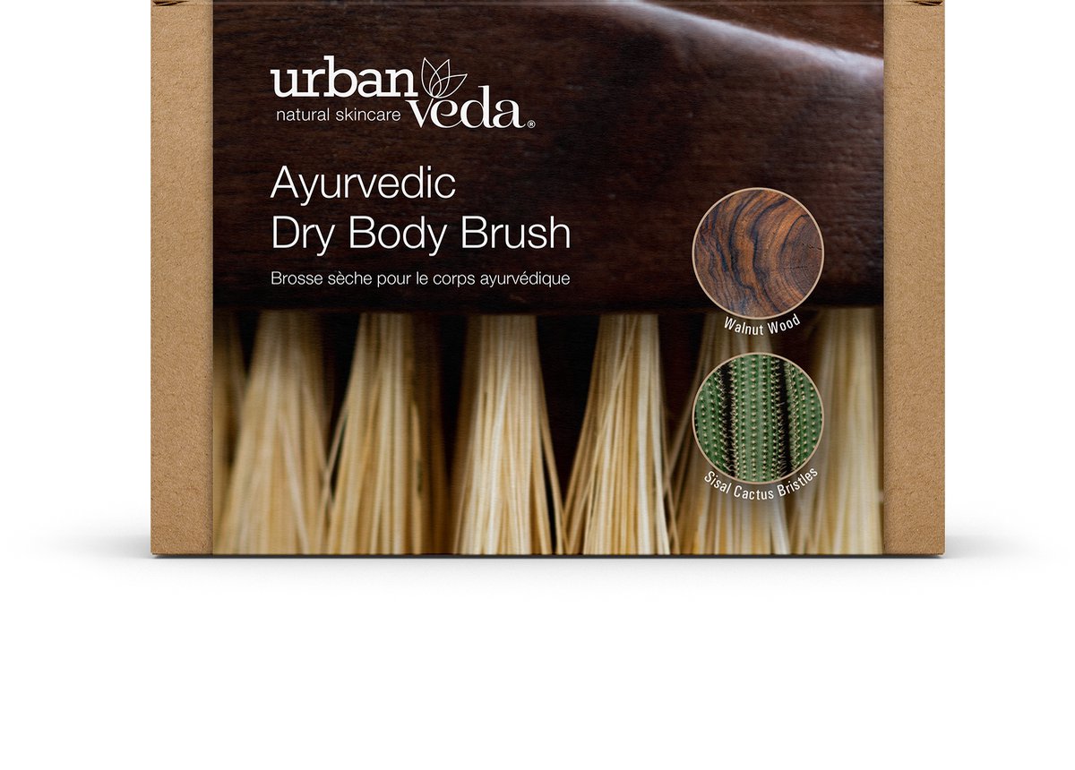 Urban Veda Ayurvedic Body Brush - Ayurveda - Natuurlijk - Verzorgend - Vegan - Dierproefvrij - Vrij van parabenen