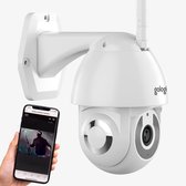 Gologi Superior Outdoorcamera - Buiten camera met nachtzicht - Beveiligingscamera met kabel - Security camera - 3K - Met wifi en app - Wit