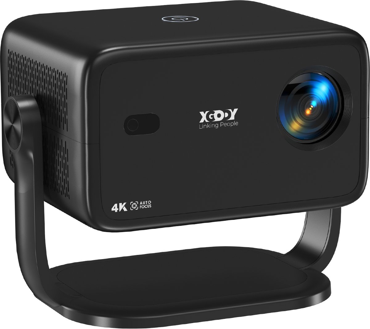 XGODY Mini Beamer – Full HD Projector met Netflix, Android 11, WiFi 6 & Bluetooth 5.4 – Autofocus & 4D Keystone – Thuisbioscoop Beamer – Zwart