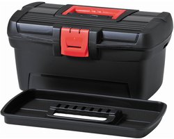 Curver Herobox Gereedschapskist - 33 x 20 x H16 - Zwart/rood