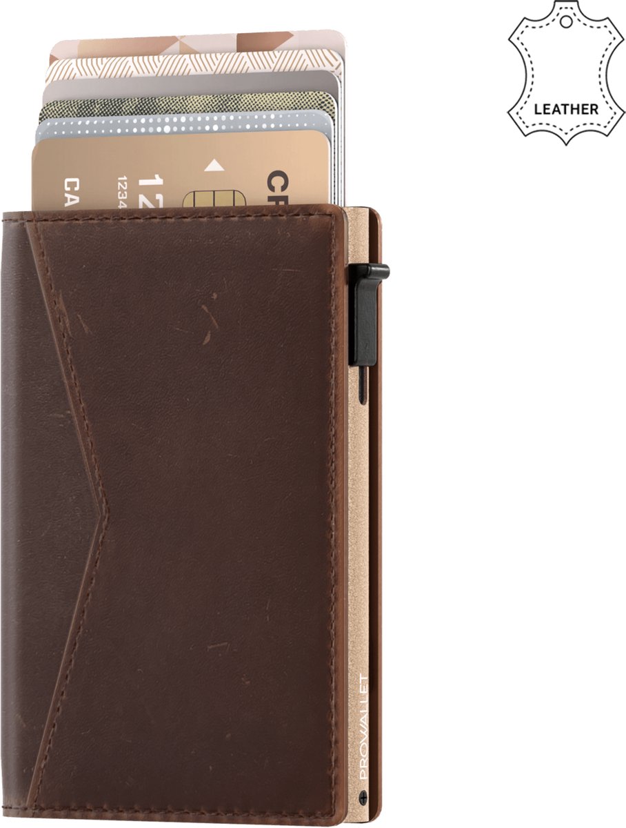 Plus | Pasjeshouder Croco Rood | 8 pasjes brief- en muntgeld